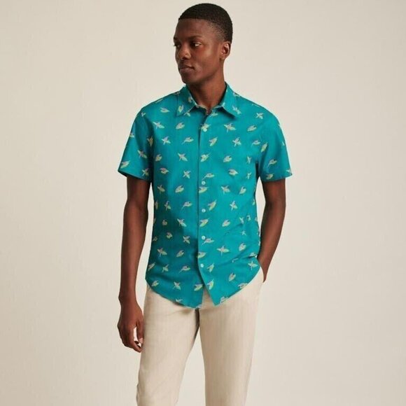 Bonobos Other - Bonobos Riviera Short Sleeve Men's Shirt Printed Standard Fit M NEW 268967